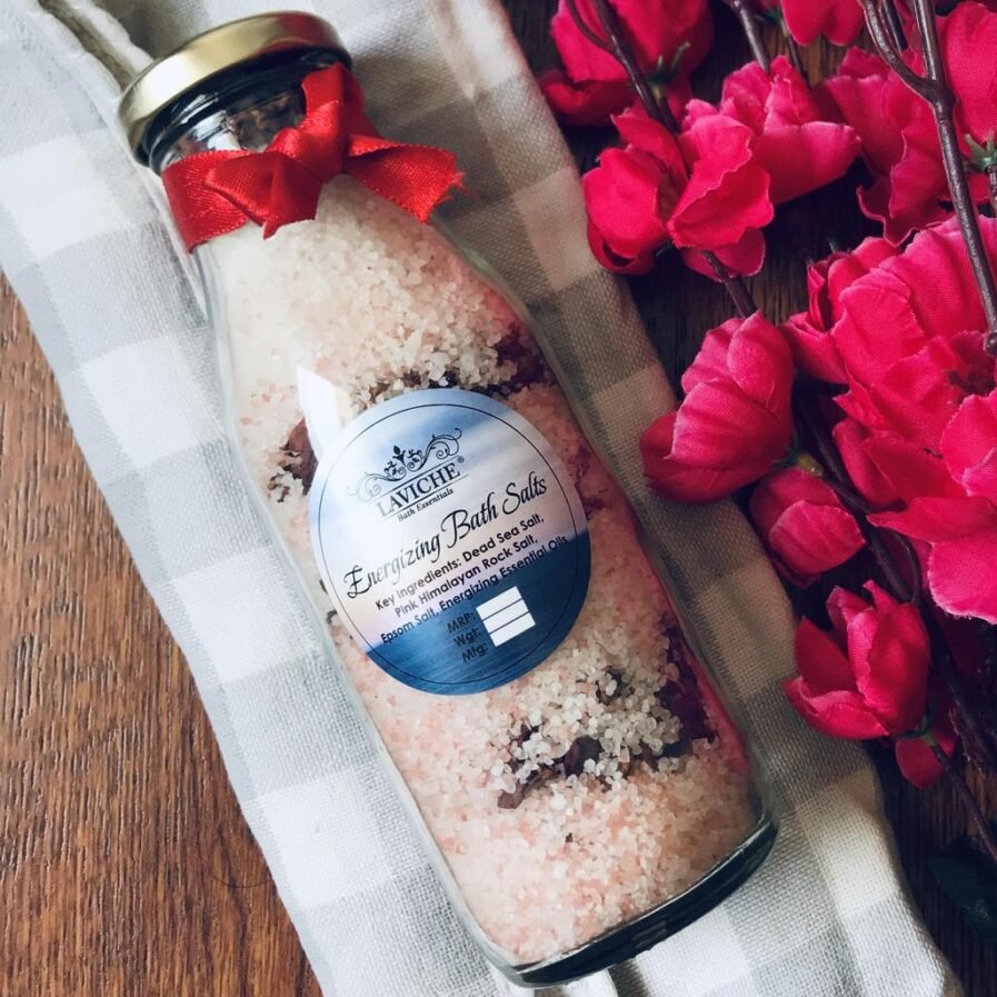 Laviche - Energising Rose Bath Salts (250gm)