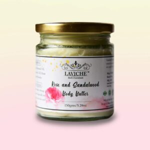 Laviche - Rose and Sandalwood Body Butter (150gm)