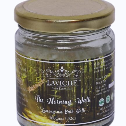 Laviche - "The morning walk" Lemongrass Bath Salts (150gm)