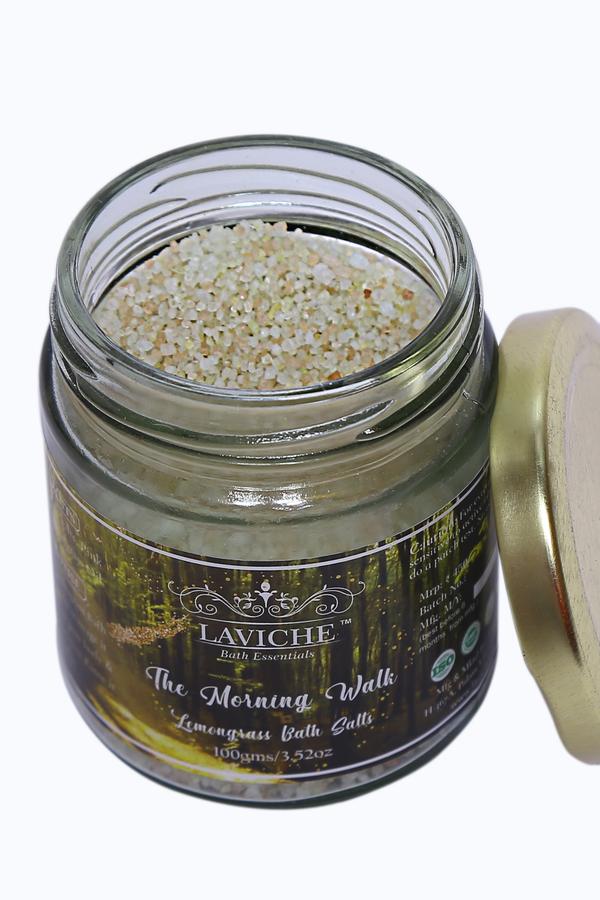 Laviche - "The morning walk" Lemongrass Bath Salts (150gm)1