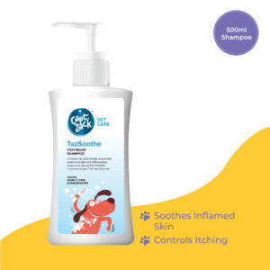 Captain Zack TazSoothe Itch Relief Shampoo - Itch No More Shampoo for Dogs, 500 ml1