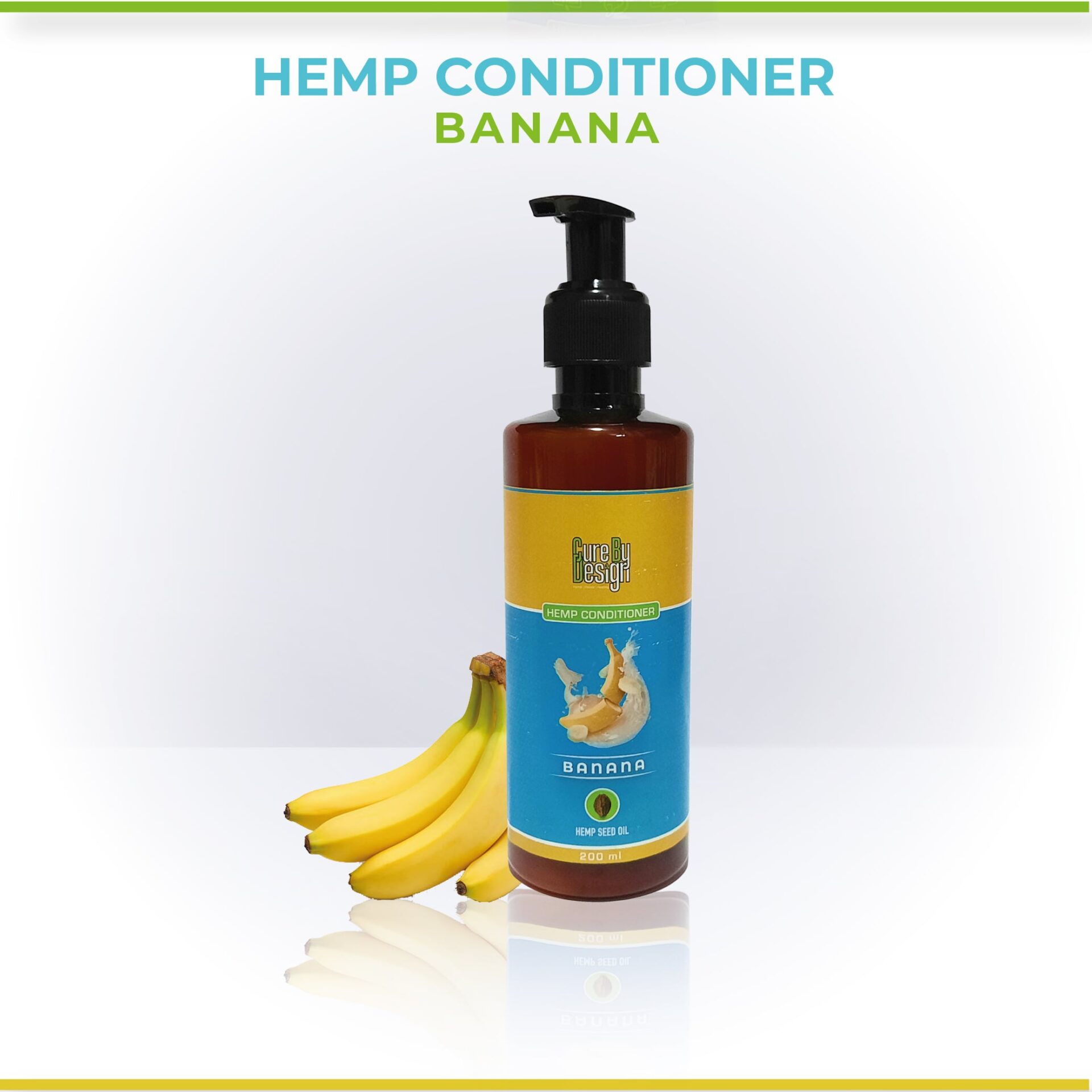 Cure By Design Hemp & Banana Conditioner 200ML