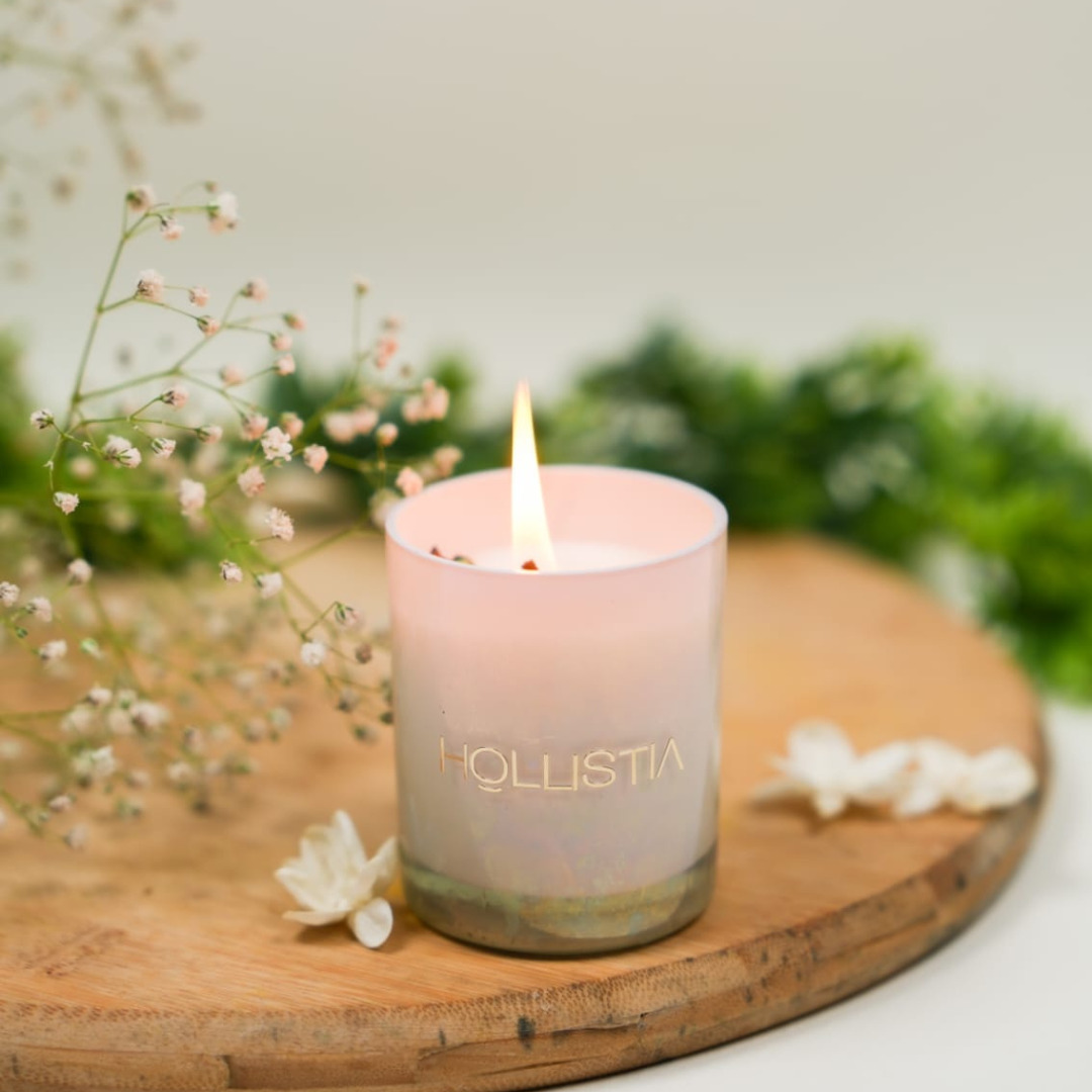 Hollistia Natural Soy Wax Candles - Lavender (100gm)