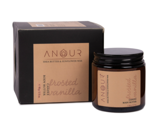 Anour - Frosted Vanilla (Candle+Body Butter) - 90gms