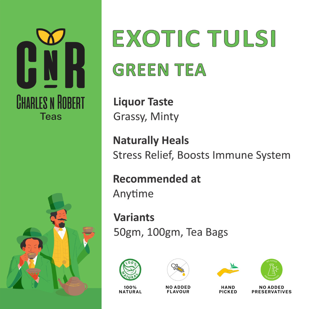 Exotic Tulsi Green Tea - 50gm